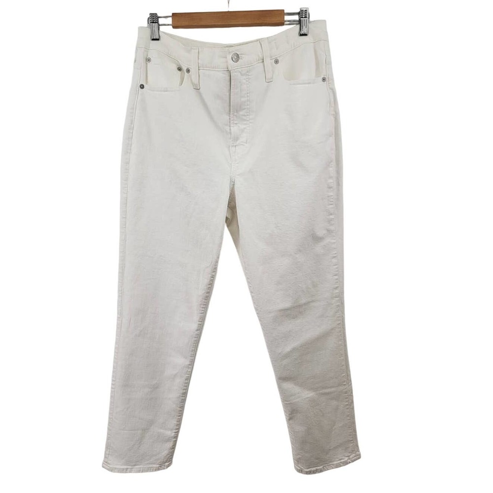 Madewell Perfect High Rise Vintage Jean 31 Tile‎ White NWT - Picture 2 of 10